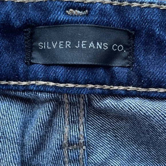 Silver Jeans 33/29 Women's Dark Blue Skinny Jeans - Picture 3 of 11